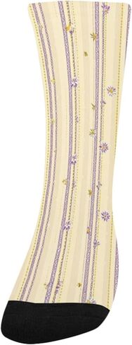 جوارب المشي لمسافات طويلة باللون الأرجواني الأنيق - جوارب شتوية حرارية سميكة دافئة للأولاد والبنات للمدرسة، والارتداء اليومي والأنشطة الخارجية in Kuwait