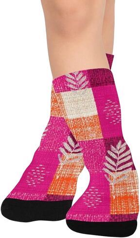 جوارب جريئة منقوشة للمشي لمسافات طويلة - جوارب شتوية حرارية سميكة دافئة للأولاد والبنات الصغار للمدرسة، والارتداء اليومي والأنشطة الخارجية in Kuwait