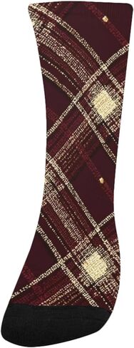 جوارب Luxe Vibe للتنزه سيرًا على الأقدام باللون العنابي - جوارب شتوية حرارية سميكة دافئة للأولاد والبنات للمدرسة، والارتداء اليومي والأنشطة الخارجية in Kuwait