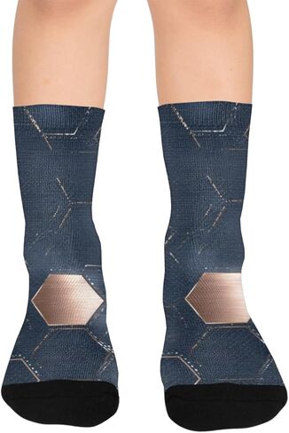 جوارب أنيقة للمشي لمسافات طويلة من Tech Vibe - جوارب شتوية حرارية سميكة دافئة للأطفال الصغار للأولاد والبنات للمدرسة، والارتداء اليومي والأنشطة الخارجية in Kuwait