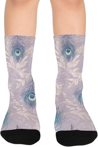 جوارب Mystic Feather Vibe للمشي لمسافات طويلة - جوارب شتوية حرارية سميكة دافئة للأولاد والبنات للمدرسة، والارتداء اليومي والأنشطة الخارجية in Kuwait