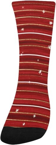 جوارب احتفالية منقوشة فنية للمشي لمسافات طويلة - جوارب شتوية حرارية سميكة دافئة للأطفال الصغار للأولاد والبنات للمدرسة، والارتداء اليومي والأنشطة الخارجية in Kuwait