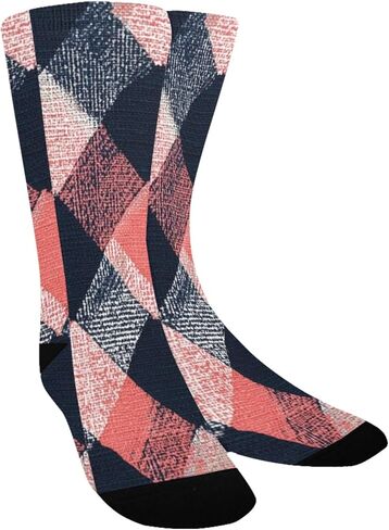 Soft Stripe Motif Hiking Socks - Toddler Boys & Girls Warm Thick Thermal Winter Crew Socks for School, Daily Wear & Outdoor Activities in Kuwait