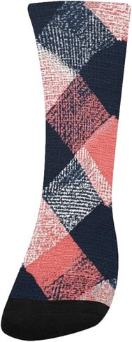 Soft Stripe Motif Hiking Socks - Toddler Boys & Girls Warm Thick Thermal Winter Crew Socks for School, Daily Wear & Outdoor Activities in Kuwait