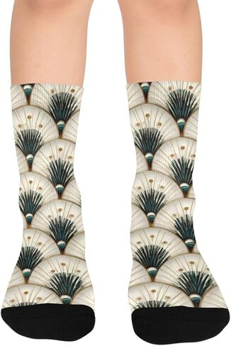 جوارب أنيقة للمشي لمسافات طويلة بتصميم شرقي - جوارب شتوية حرارية سميكة دافئة للأطفال الصغار للأولاد والبنات للمدرسة، والارتداء اليومي والأنشطة الخارجية in Kuwait