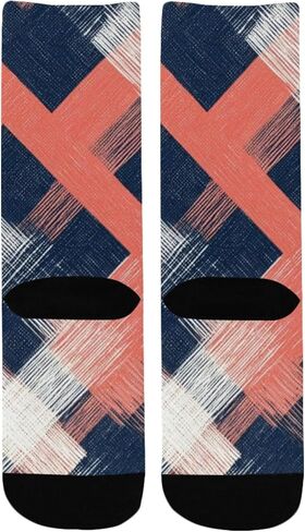 جوارب مشي باللون الوردي مخططة ناعمة - جوارب شتوية حرارية سميكة دافئة للأولاد والبنات الصغار للمدرسة، والارتداء اليومي والأنشطة الخارجية in Kuwait