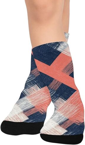 جوارب مشي باللون الوردي مخططة ناعمة - جوارب شتوية حرارية سميكة دافئة للأولاد والبنات الصغار للمدرسة، والارتداء اليومي والأنشطة الخارجية in Kuwait