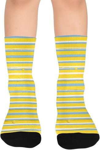 جوارب التنزه سيرًا على الأقدام من Bright Summer Vibe - جوارب شتوية حرارية سميكة دافئة للأولاد والبنات الصغار للمدرسة، والارتداء اليومي والأنشطة الخارجية in Kuwait