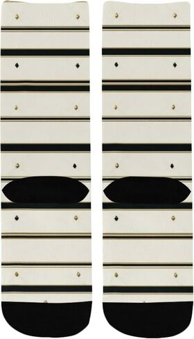 جوارب المشي لمسافات طويلة مخططة مذهبة - جوارب شتوية حرارية سميكة دافئة للأولاد والبنات الصغار للمدرسة، والارتداء اليومي والأنشطة الخارجية in Kuwait