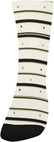 جوارب المشي لمسافات طويلة مخططة مذهبة - جوارب شتوية حرارية سميكة دافئة للأولاد والبنات الصغار للمدرسة، والارتداء اليومي والأنشطة الخارجية in Kuwait