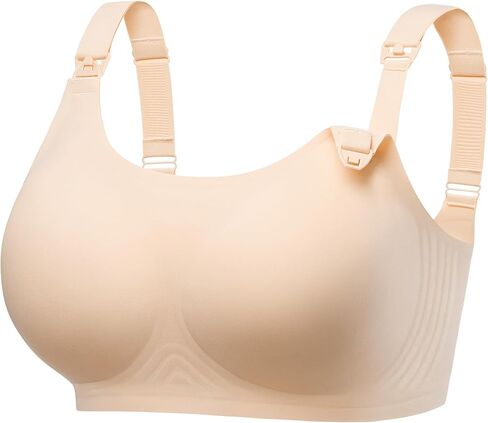 Angelhood Seamless Nursing Bra for Women Wire Free Full Coverage Nursing Bra T-Shirt Bra with Extra Extender in Kuwait