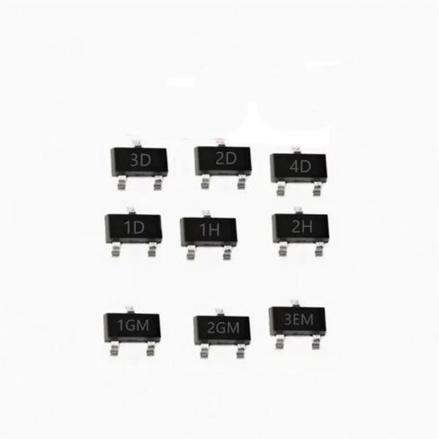 MMBTA56 06 42 44 56 92 94 LT1G MMBTH10 81 SMD ترانزستور SOT23 MMBTA42 100 قطعة (MMBTA44 3D) in Kuwait