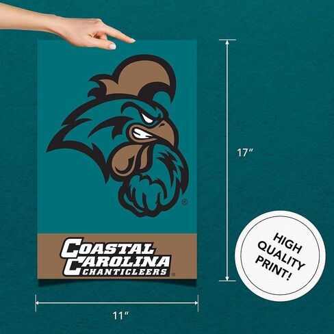 Desert Cactus Coastal Carolina University Poster CCU Chanticleers 11 x 17 Inch Room Office Décor Decoration Official Fan Gear (11x17 inch,Version 1A) in Saudi Arabia