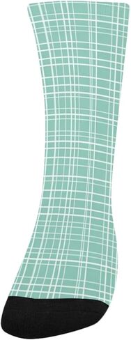 جوارب المشي لمسافات طويلة بطبعة شبكة النعناع - جوارب شتوية حرارية سميكة دافئة للأطفال الصغار للأولاد والبنات للمدرسة، والارتداء اليومي والأنشطة الخارجية in Kuwait