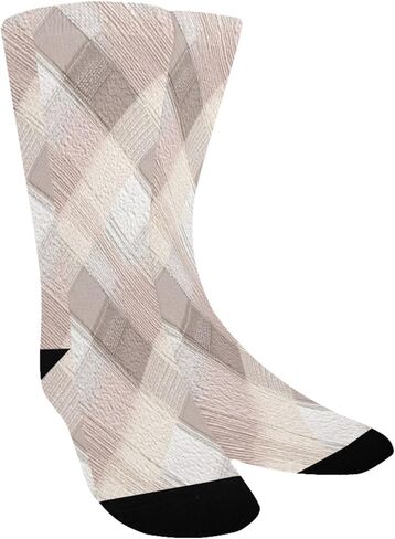 جوارب ناعمة محايدة منقوشة متوهجة للمشي لمسافات طويلة - جوارب شتوية حرارية سميكة دافئة للأولاد والبنات للمدرسة، والارتداء اليومي والأنشطة الخارجية in Kuwait