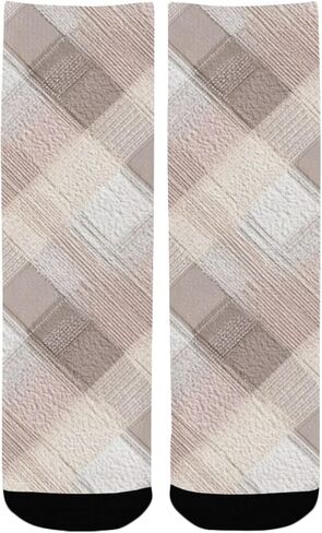 جوارب ناعمة محايدة منقوشة متوهجة للمشي لمسافات طويلة - جوارب شتوية حرارية سميكة دافئة للأولاد والبنات للمدرسة، والارتداء اليومي والأنشطة الخارجية in Kuwait