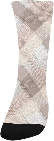 جوارب ناعمة محايدة منقوشة متوهجة للمشي لمسافات طويلة - جوارب شتوية حرارية سميكة دافئة للأولاد والبنات للمدرسة، والارتداء اليومي والأنشطة الخارجية in Kuwait