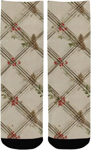 جوارب الخريف للمشي لمسافات طويلة بطباعة منقوشة - جوارب شتوية حرارية سميكة دافئة للأولاد والبنات للمدرسة، والارتداء اليومي والأنشطة الخارجية in Kuwait