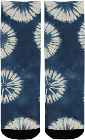 جوارب المشي لمسافات طويلة بطباعة النيلي - جوارب شتوية حرارية سميكة دافئة للأولاد والبنات الصغار للمدرسة، والارتداء اليومي والأنشطة الخارجية in Kuwait