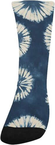 جوارب المشي لمسافات طويلة بطباعة النيلي - جوارب شتوية حرارية سميكة دافئة للأولاد والبنات الصغار للمدرسة، والارتداء اليومي والأنشطة الخارجية in Kuwait