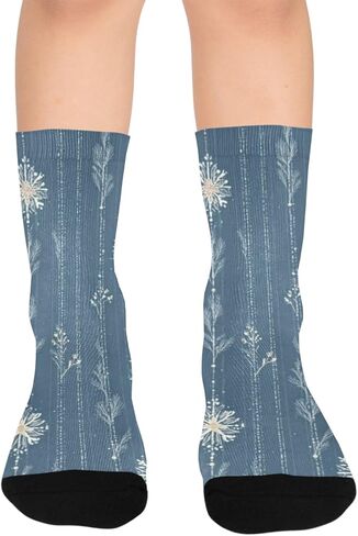 جوارب المشي لمسافات طويلة بطباعة الثلج المتجمد - جوارب شتوية حرارية سميكة دافئة للأولاد والبنات الصغار للمدرسة، والارتداء اليومي والأنشطة الخارجية in Kuwait