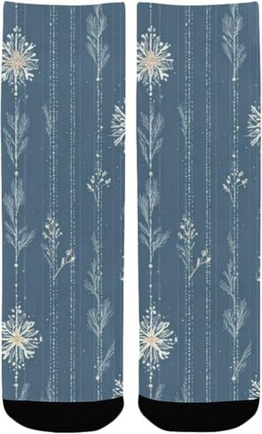 جوارب المشي لمسافات طويلة بطباعة الثلج المتجمد - جوارب شتوية حرارية سميكة دافئة للأولاد والبنات الصغار للمدرسة، والارتداء اليومي والأنشطة الخارجية in Kuwait