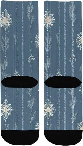 جوارب المشي لمسافات طويلة بطباعة الثلج المتجمد - جوارب شتوية حرارية سميكة دافئة للأولاد والبنات الصغار للمدرسة، والارتداء اليومي والأنشطة الخارجية in Kuwait