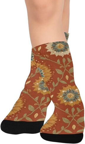 جوارب دافئة للتنزه سيرًا على الأقدام من تيراكوتا - جوارب شتوية حرارية سميكة دافئة للأولاد والبنات للمدرسة، والارتداء اليومي والأنشطة الخارجية in Kuwait