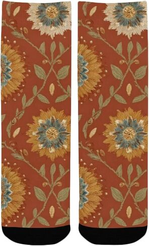 جوارب دافئة للتنزه سيرًا على الأقدام من تيراكوتا - جوارب شتوية حرارية سميكة دافئة للأولاد والبنات للمدرسة، والارتداء اليومي والأنشطة الخارجية in Kuwait