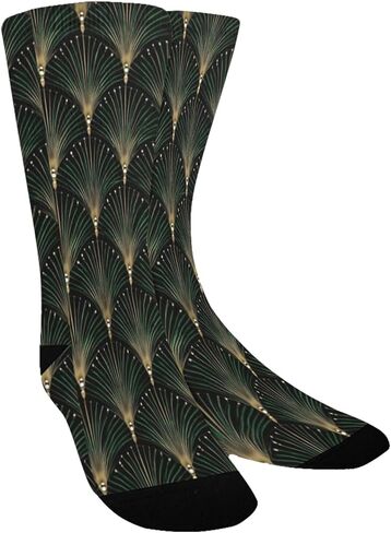 جوارب Deco Firework Green للمشي لمسافات طويلة - جوارب شتوية حرارية سميكة دافئة للأولاد والبنات للمدرسة، والارتداء اليومي والأنشطة الخارجية in Kuwait