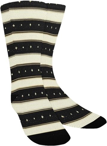 جوارب Stellar Stripe Print للمشي لمسافات طويلة - جوارب شتوية حرارية سميكة دافئة للأولاد والبنات الصغار للمدرسة، والارتداء اليومي والأنشطة الخارجية in Kuwait