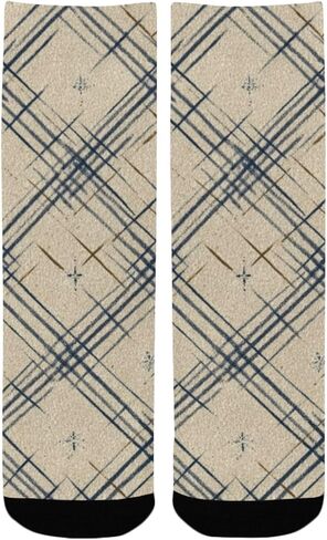 جوارب كلاسيكية منقوشة للتنزه سيرًا على الأقدام - جوارب شتوية حرارية سميكة دافئة للأطفال الصغار للأولاد والبنات للمدرسة، والارتداء اليومي والأنشطة الخارجية in Kuwait