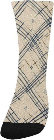 جوارب كلاسيكية منقوشة للتنزه سيرًا على الأقدام - جوارب شتوية حرارية سميكة دافئة للأطفال الصغار للأولاد والبنات للمدرسة، والارتداء اليومي والأنشطة الخارجية in Kuwait