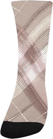 جوارب المشي لمسافات طويلة منقوشة متوهجة فنية محايدة - جوارب شتوية حرارية سميكة دافئة للأولاد والبنات للمدرسة، والارتداء اليومي والأنشطة الخارجية in Kuwait