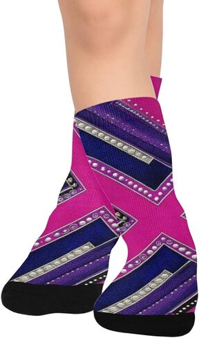 جوارب المشي لمسافات طويلة بطباعة منقوشة كهربائية - جوارب شتوية حرارية سميكة دافئة للأطفال الصغار للأولاد والبنات للمدرسة، والارتداء اليومي والأنشطة الخارجية in Kuwait