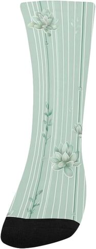 جوارب Pastel Vine Glow Green للمشي لمسافات طويلة - جوارب شتوية حرارية سميكة دافئة للأولاد والبنات للمدرسة، والارتداء اليومي والأنشطة الخارجية in Kuwait