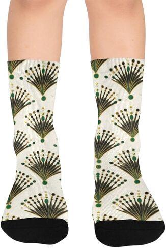 جوارب Vintage Bloom Vibe للمشي لمسافات طويلة - جوارب شتوية حرارية سميكة دافئة للأطفال الصغار للأولاد والبنات للمدرسة، والارتداء اليومي والأنشطة الخارجية in Kuwait