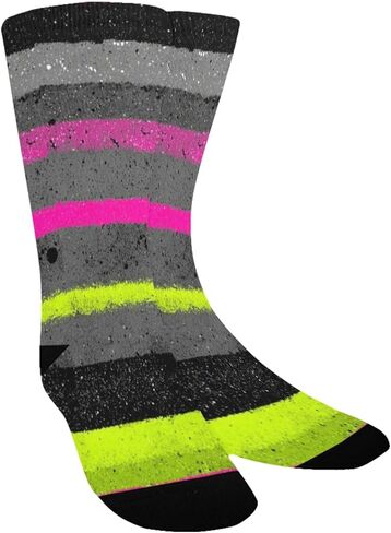 جوارب Cyber ​​Stripe Art للمشي لمسافات طويلة - جوارب شتوية حرارية سميكة دافئة للأطفال الصغار للأولاد والبنات للمدرسة، والارتداء اليومي والأنشطة الخارجية in Kuwait