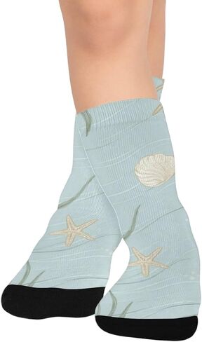 جوارب مشي صيفية من Coastal Shells - جوارب شتوية حرارية سميكة دافئة للأطفال الصغار للأولاد والبنات للمدرسة، والارتداء اليومي والأنشطة الخارجية in Kuwait