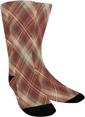 جوارب المشي لمسافات طويلة بطباعة منقوشة من Art الخريف - جوارب شتوية حرارية سميكة دافئة للأولاد والبنات للمدرسة، والارتداء اليومي والأنشطة الخارجية in Kuwait