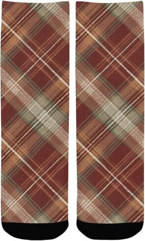 جوارب المشي لمسافات طويلة بطباعة منقوشة من Art الخريف - جوارب شتوية حرارية سميكة دافئة للأولاد والبنات للمدرسة، والارتداء اليومي والأنشطة الخارجية in Kuwait