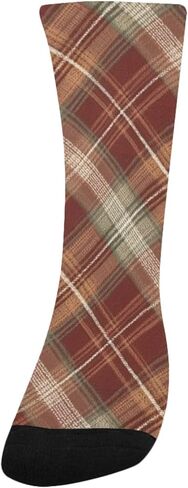 جوارب المشي لمسافات طويلة بطباعة منقوشة من Art الخريف - جوارب شتوية حرارية سميكة دافئة للأولاد والبنات للمدرسة، والارتداء اليومي والأنشطة الخارجية in Kuwait