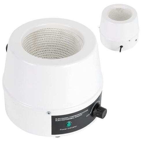 ZJchao Electric Heating Mantle Laboratory Thermostatic Jacket Temperature Control Tool for Liquid Heating University Labs Petrochemical Pharmaceutical Environmental Industries (500mL US Plug 110V) in Saudi Arabia