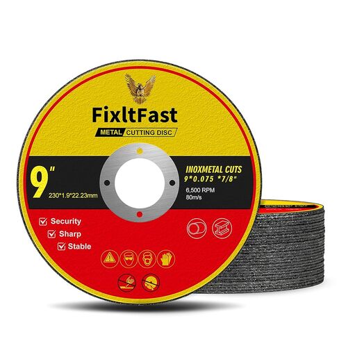 FIXLTFAST 50 Pack Cut Off Wheels 3" x 3/64" x 3/8" Metal Cutting Wheel, Thin 3" Metal & Stainless Steel Fast Angle Grinder Cutting Discs in Saudi Arabia