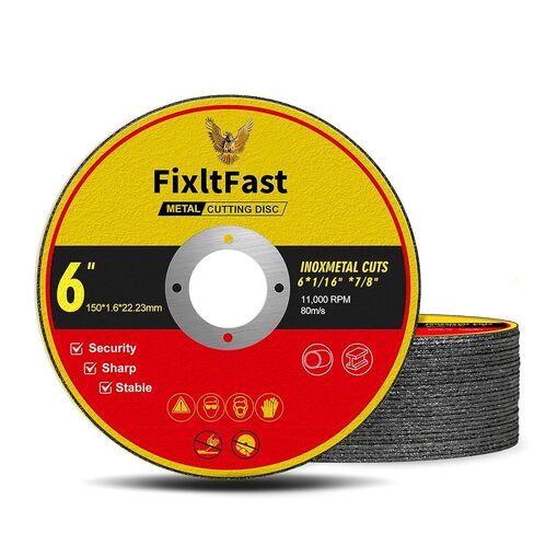 FIXLTFAST 50 Pack Cut Off Wheels 3" x 3/64" x 3/8" Metal Cutting Wheel, Thin 3" Metal & Stainless Steel Fast Angle Grinder Cutting Discs in Saudi Arabia