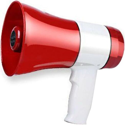 مكبر صوت مكبر الصوت المحمول Megaphone مع التحكم في مستوى الصوت، وتسجيل Bullhorn بقدرة 5 وات، ومكبر صوت عالي محمول قابل للطي لأي رياضة خارجية in Kuwait
