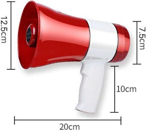 مكبر صوت مكبر الصوت المحمول Megaphone مع التحكم في مستوى الصوت، وتسجيل Bullhorn بقدرة 5 وات، ومكبر صوت عالي محمول قابل للطي لأي رياضة خارجية in Kuwait