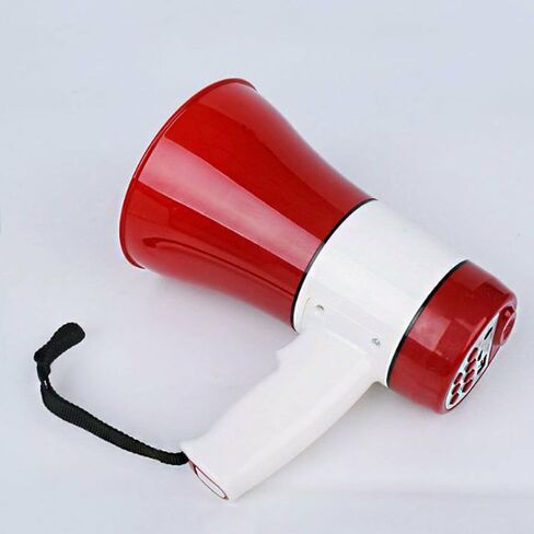 مكبر صوت مكبر الصوت المحمول Megaphone مع التحكم في مستوى الصوت، وتسجيل Bullhorn بقدرة 5 وات، ومكبر صوت عالي محمول قابل للطي لأي رياضة خارجية in Kuwait