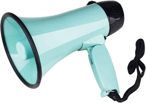 Megaphone خفيفة الوزن Megaphones Bullhorn مع التحكم في مستوى الصوت، 25 وات مكبر صوت محمول لأي رياضة في الهواء الطلق، مراوح التشجيع in Kuwait