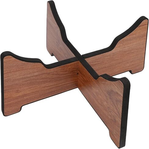 Walfront Wood Tongue Drum Stand, Sturdy Ethereal Drum Bracket with Sponge Surface for Secure Display, Easy to Install Portable Holder for Musicians in Saudi Arabia